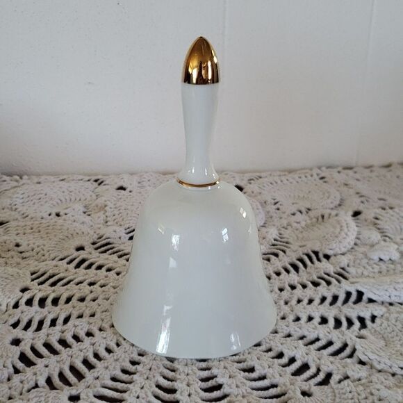 Vintage 1978 Helen Steiner Rice Porcelain Collectible Christmas Bell - Picture 3 of 6